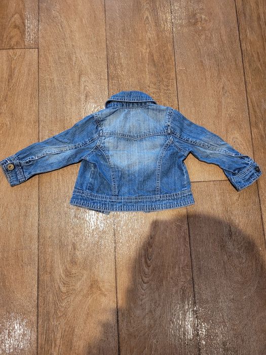 Katanka, kurtka wiosenna dla dziewczynki jeansowa TU, roz. 86/92