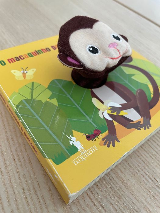 Livro infantil macaco