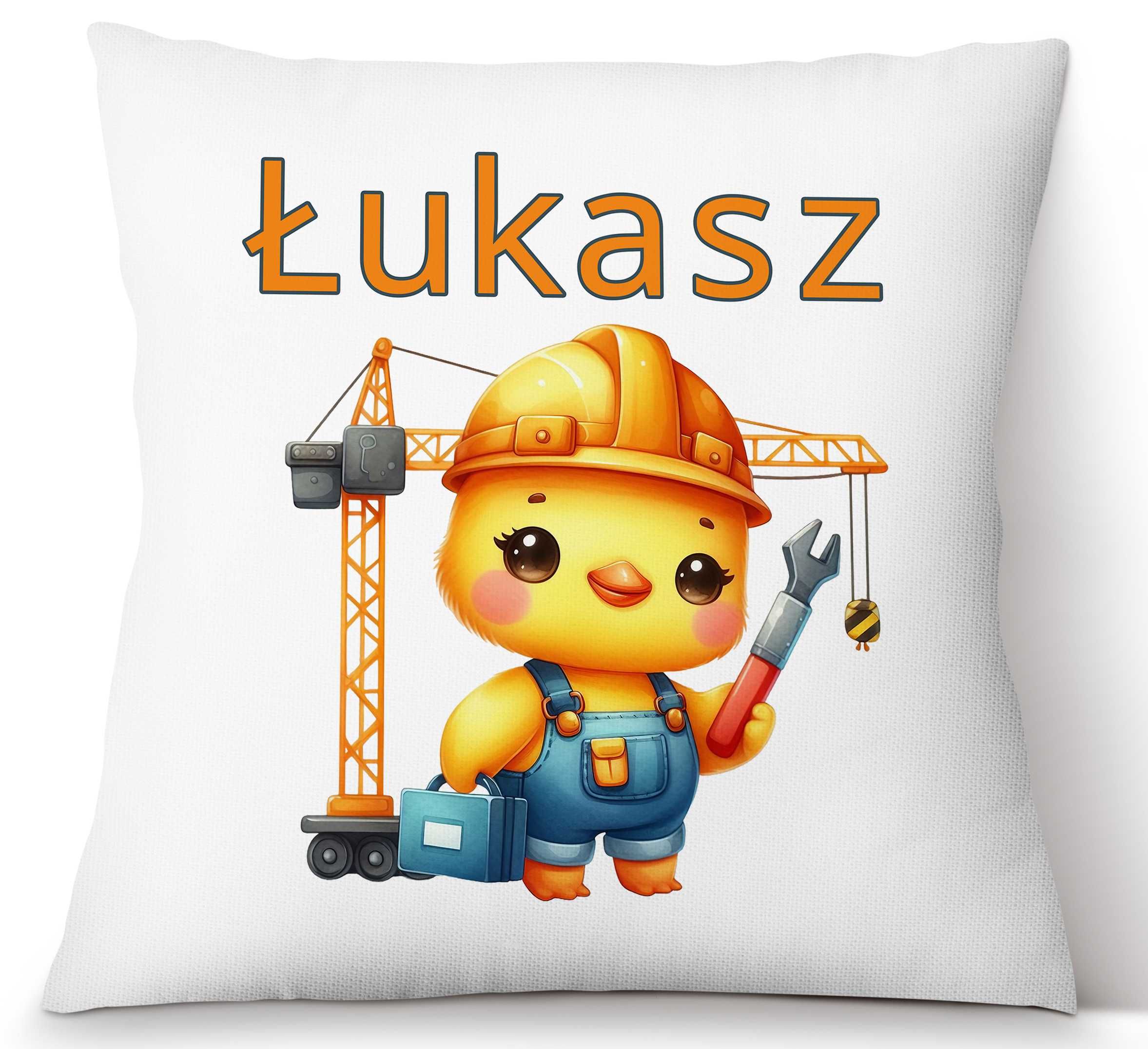 Poduszka z imieniem do przedszkola, żłobka. Super wzór!!