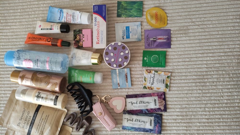 Duży zestaw kosmetyki  i akcesoria skin care make up