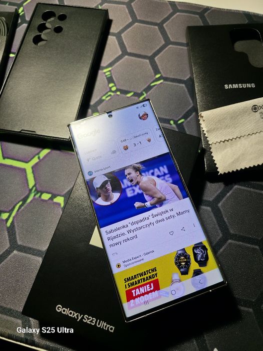 Samsung S23 Ultra, stan idealny. Mega dodatki.