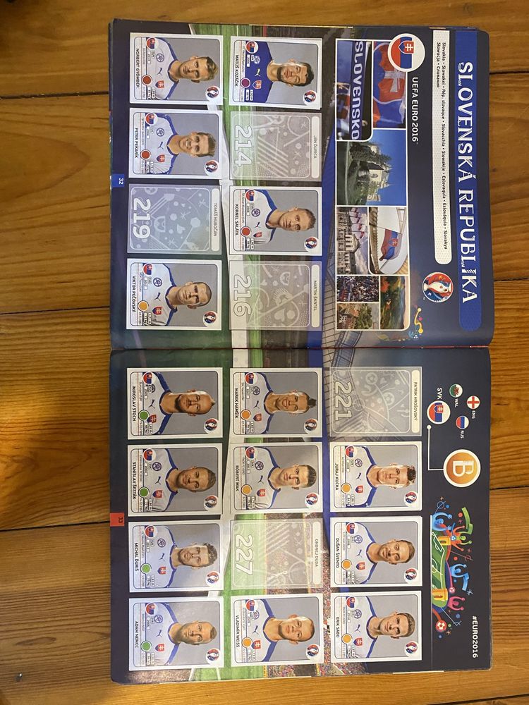 Caderneta e Cromos UEFA EURO 2016 France