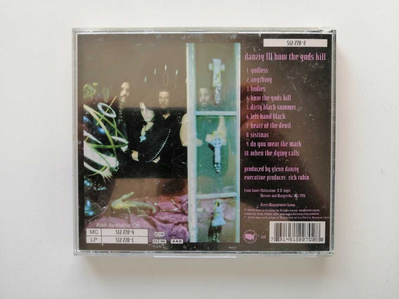 CD DANZIG III How The Gods Kill  Plakat !