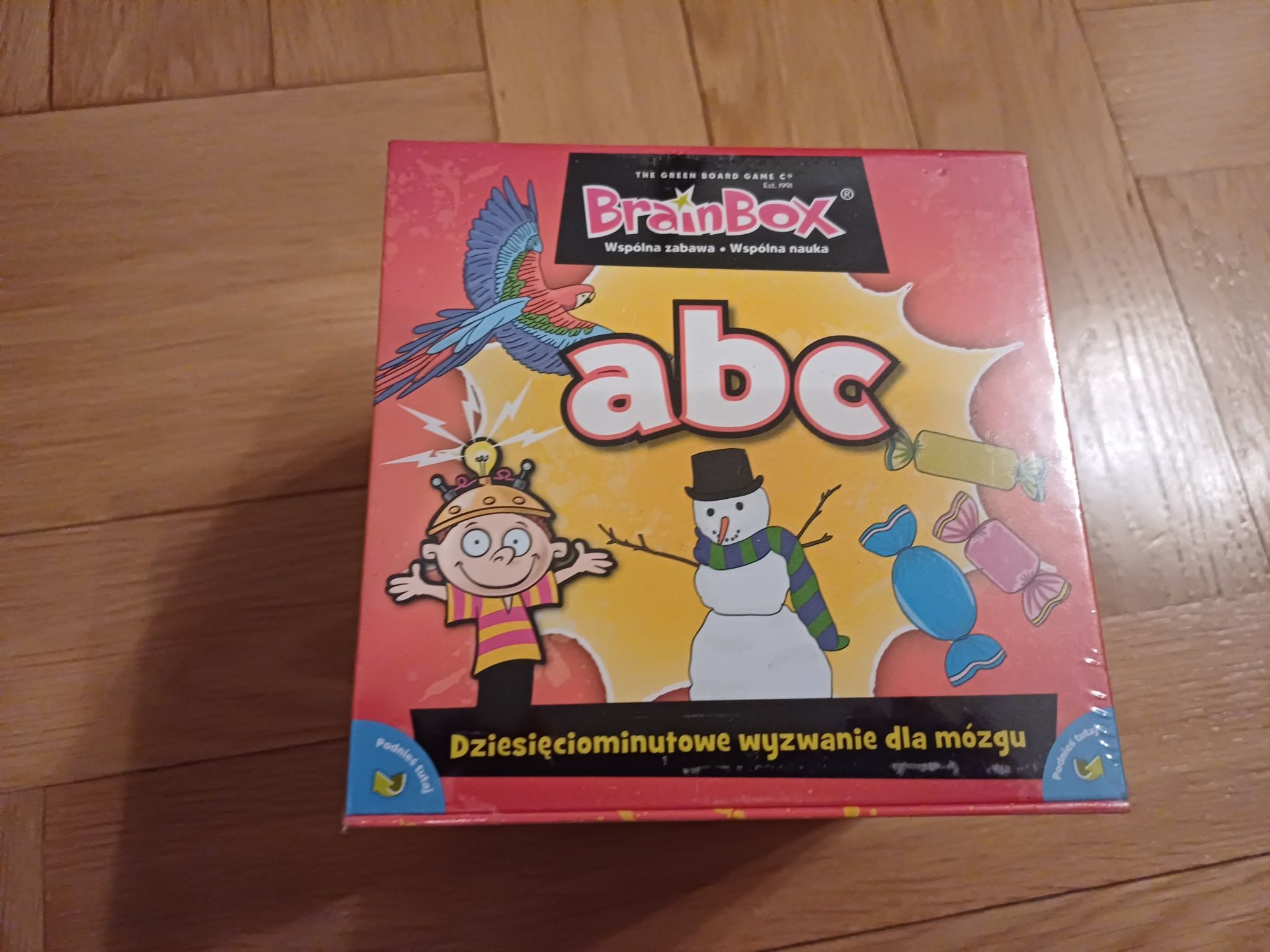 NOWY NA PREZENT Brainbox abc Gra Fajne karty do zapamiętywania 4+