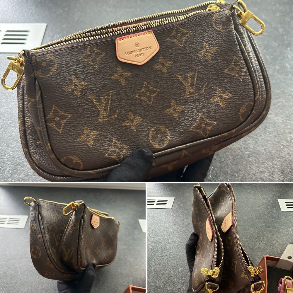 Подарунковий набір Louis Vuitton (lv, лв) multi pochette 3 в 1