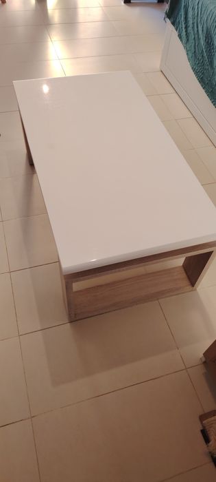 Mesa centro de sala extensível