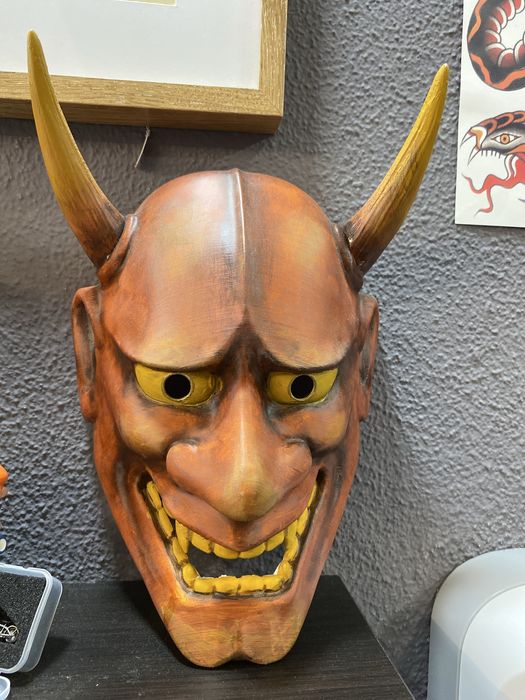 Mascara hannya tattoo japonese