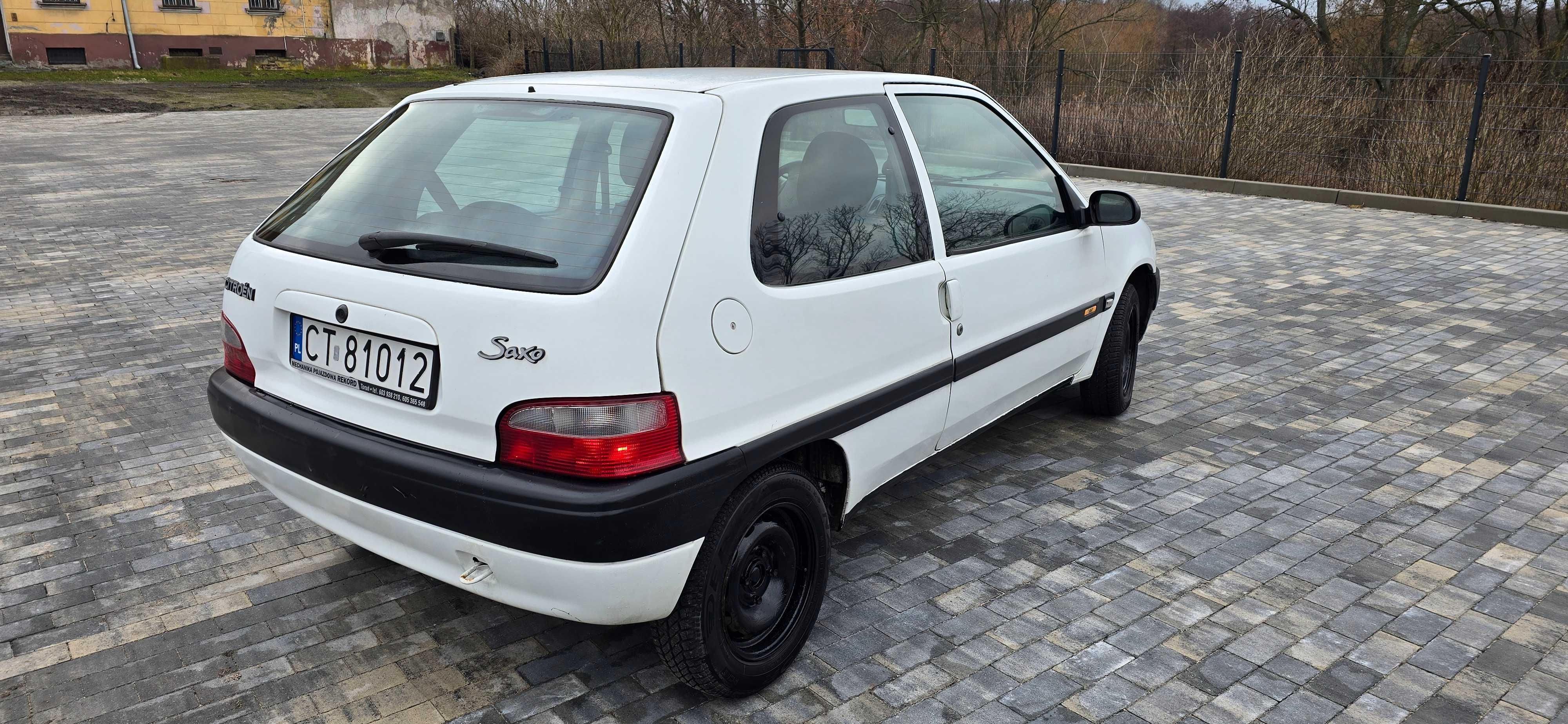 Citreon Saxo 1.1 benzyna 2002r wspomaganie ważne opłaty