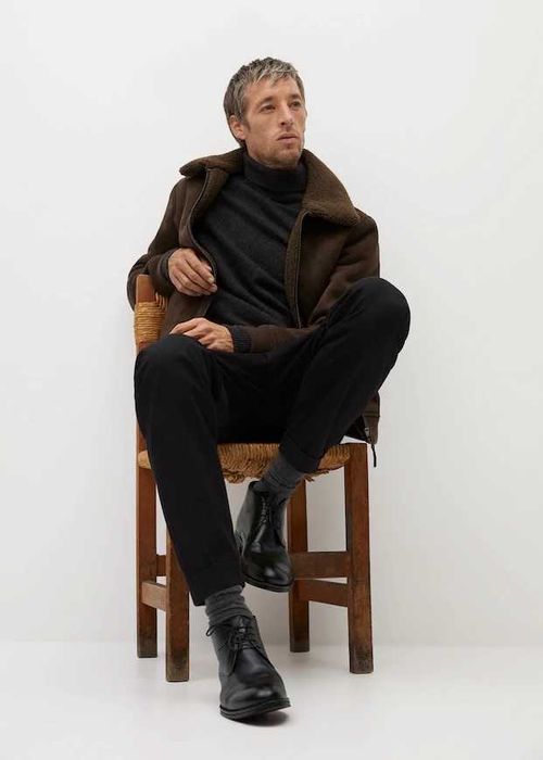 Кожаные Ботинки MANGO MAN ! EU 42