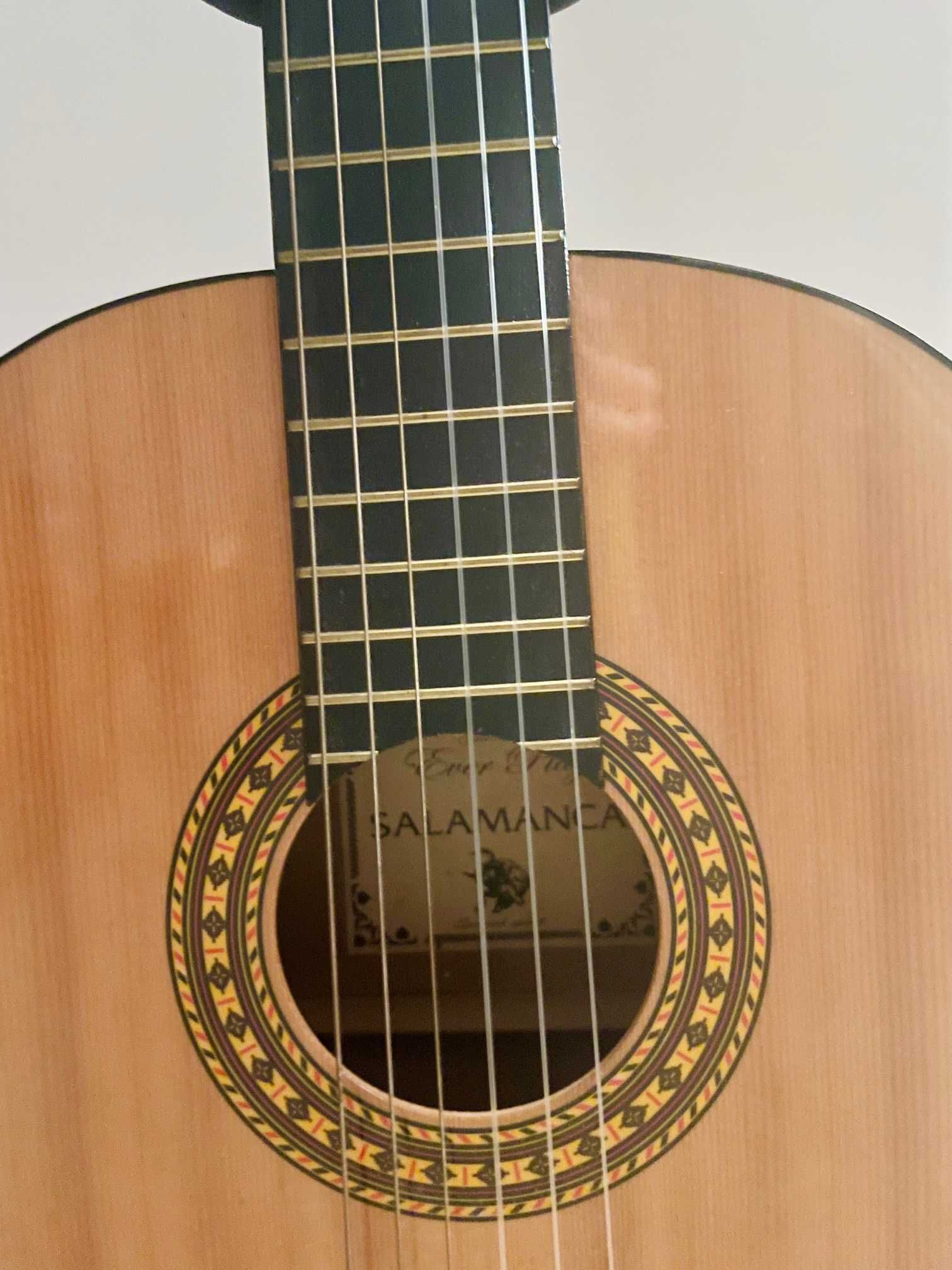 Gitara - Salamanca. Zestaw gitara, pokrowiec oraz stojak do negocjacji