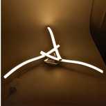 Lampa sufitowa led falista nowa