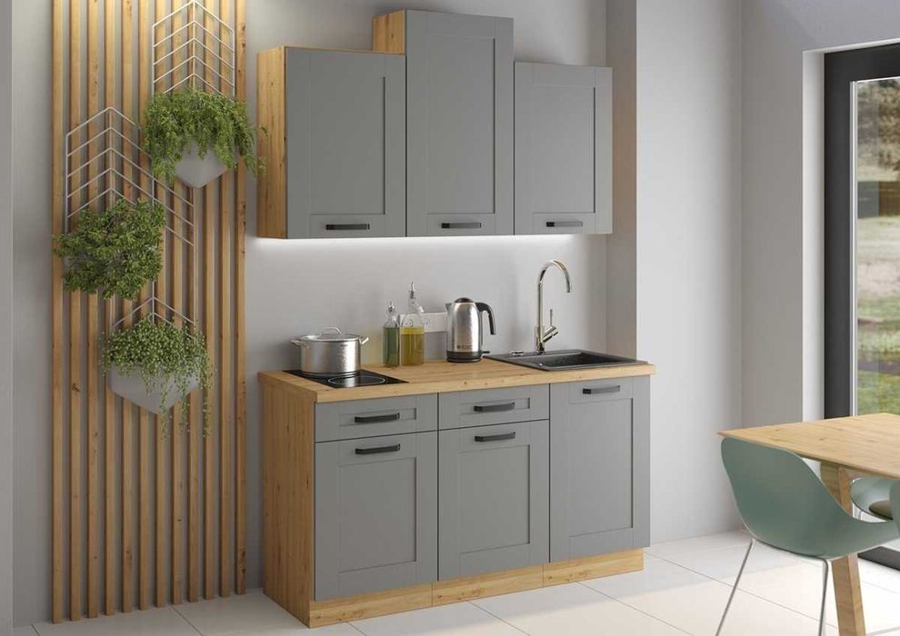 NOWE Nowoczesne Meble kuchenne kuchnia modułowa "LUNEA"