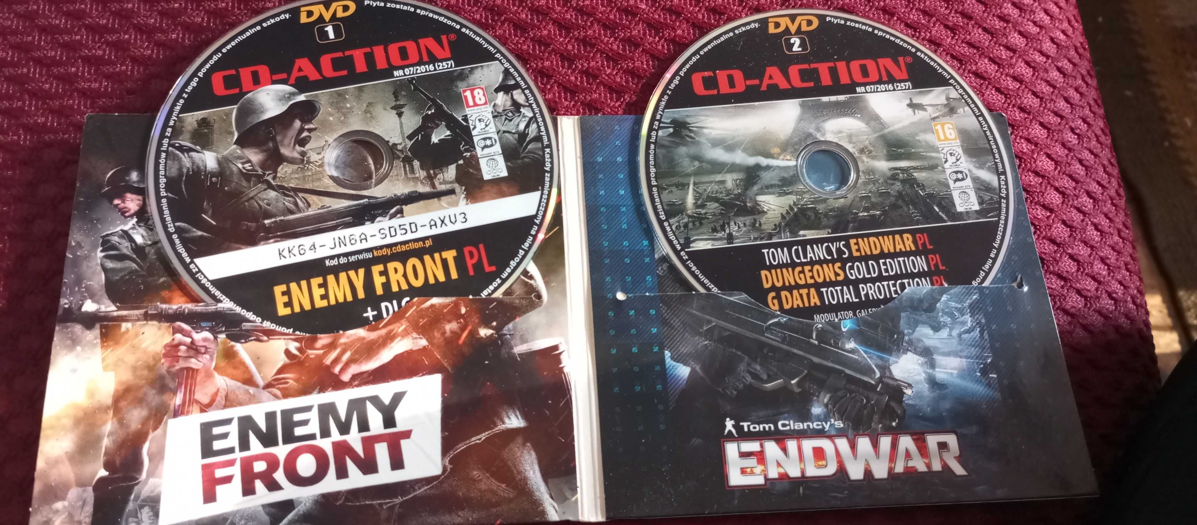 CD-ACTION 7/2016 #257 - KOLEKCJONERKA Enemy Front, Tom Clancy's Endwar