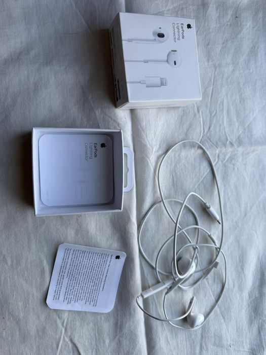 Навушникі Apple Earpods lightning аирподс проводные iphone оригинал