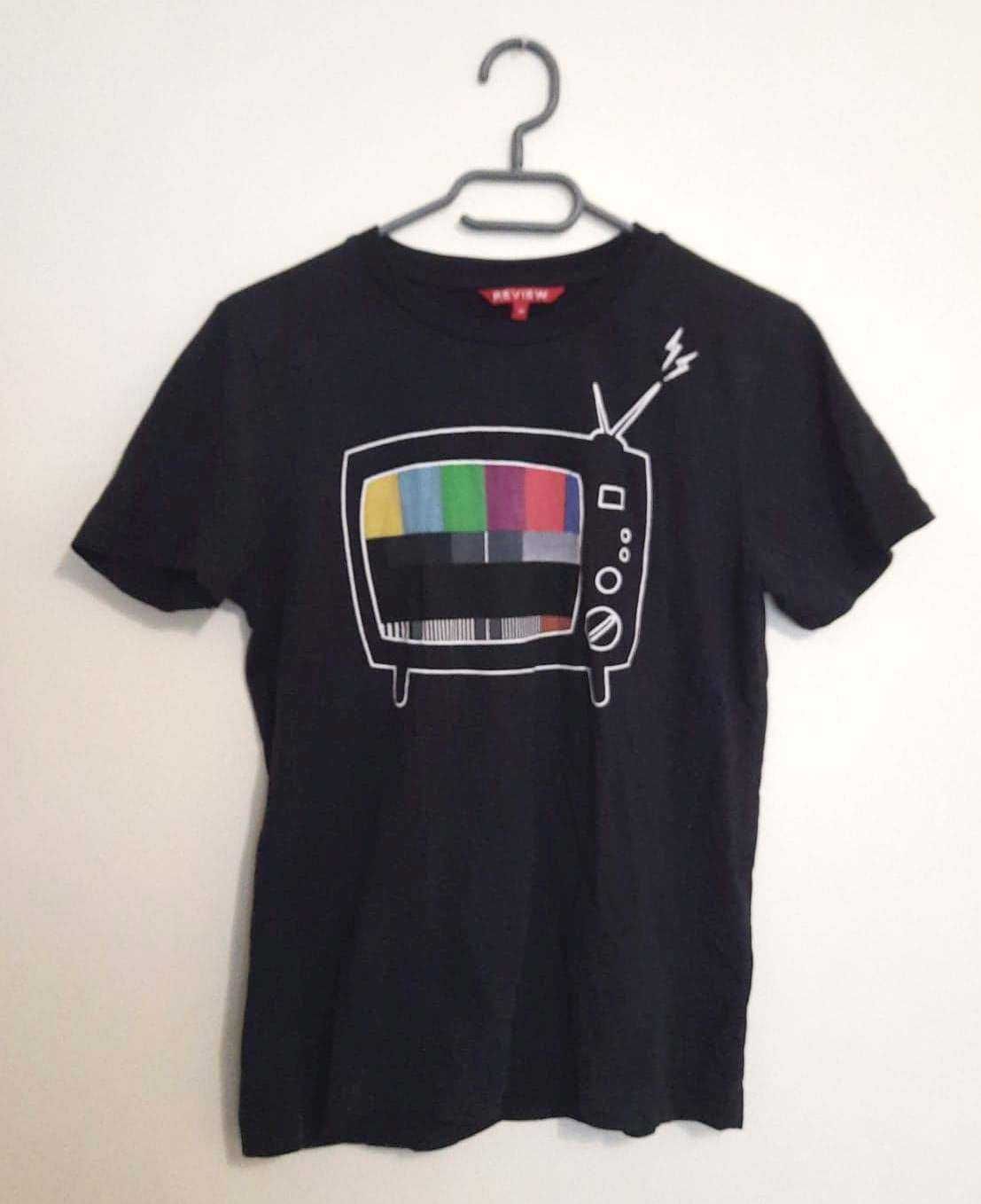 T-Shirt, koszulka, tee – Review, motyw telewizor retro Obraz kontrolny