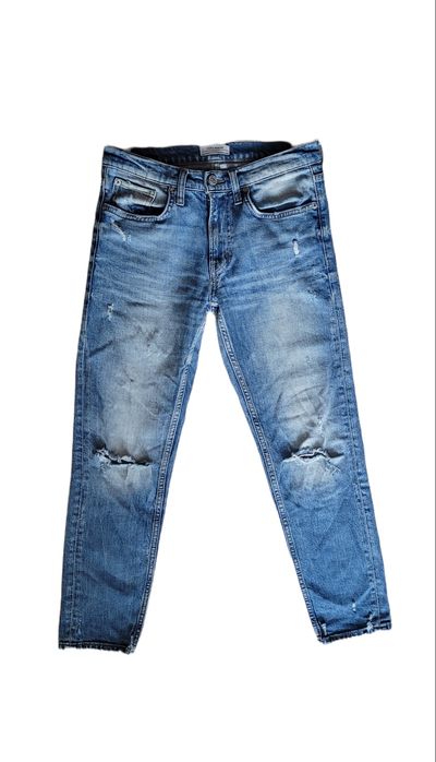 Usa Zara 34 spodnie premium z przetarciami I dziurami hit