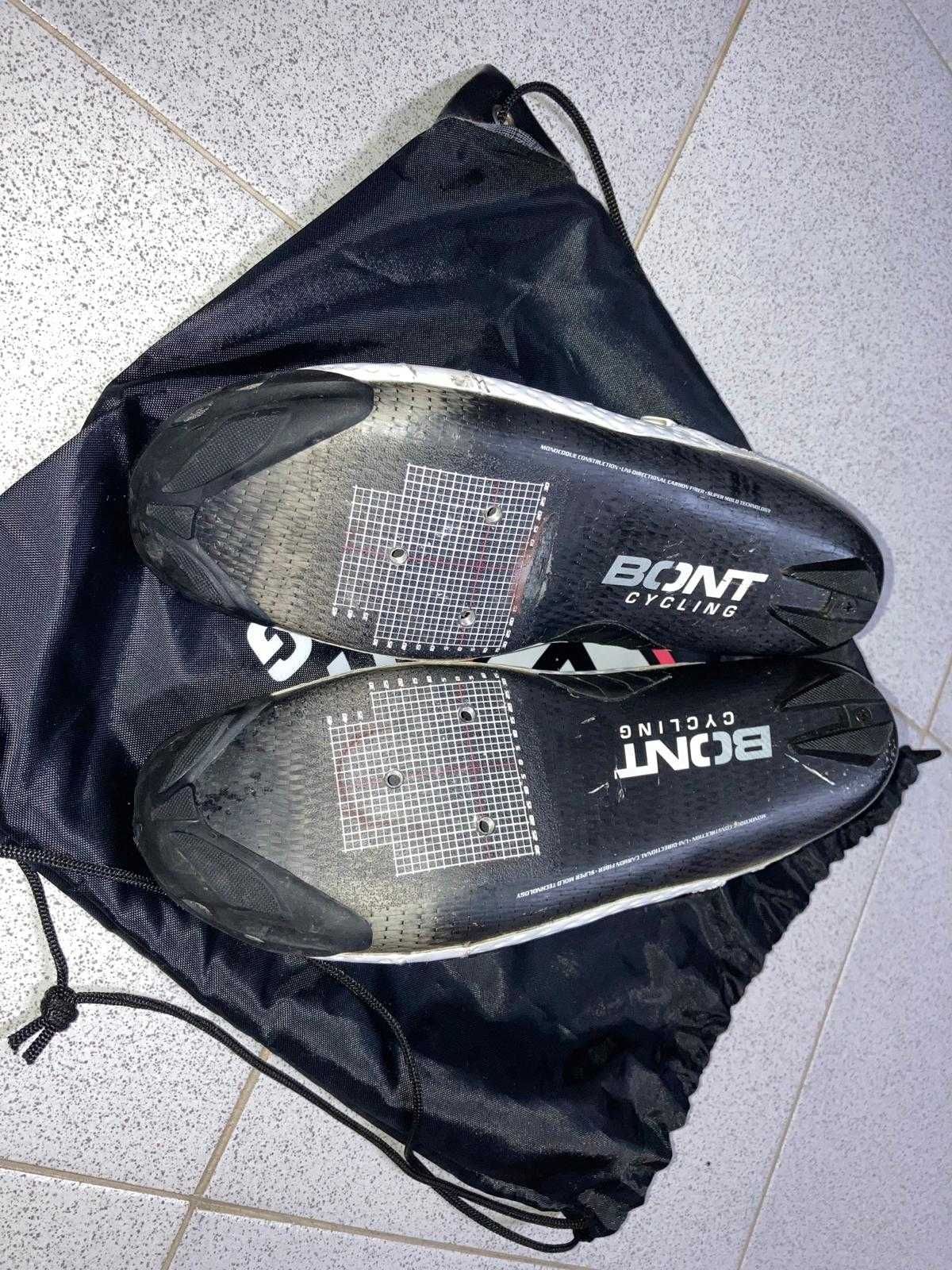 Sapatos Ciclismo Estrada Bont Vaypor S Li2 Tamanho 44.5