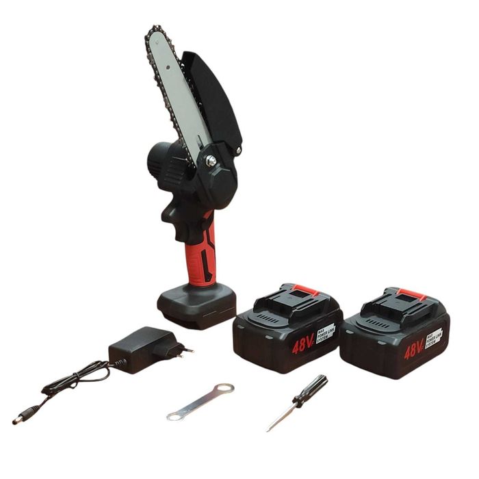 Аккумуляторная цепная мини-пила 6 inch Electric SAW в кейсе 2 АКБ