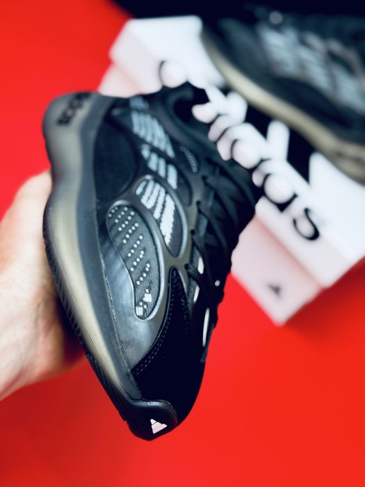 Кроссовки Adidas мужские черные / осенние плотные кросовки Адидас