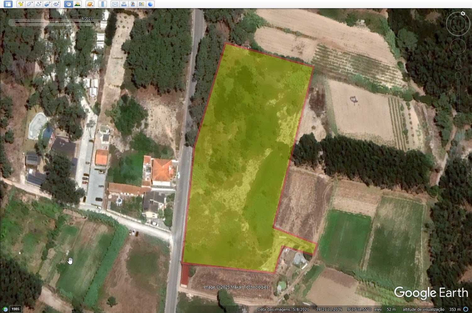 Terreno único junto às melhores praias do Oeste