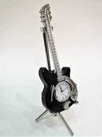 miniatura gitary elektrycznej - gitara elektryczna z zegarkiem ZEBRA