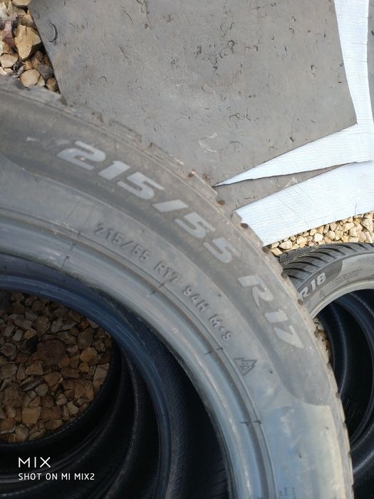 Opony Pirelli 215/55 r17 zimowe 17