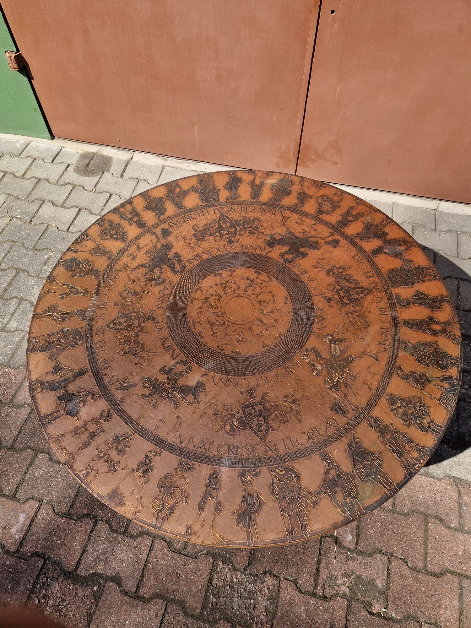 Ława z ornamentem 110cm