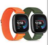 Kibdsng Nylonowy pasek do zegarków Fitbit 2 sztuki