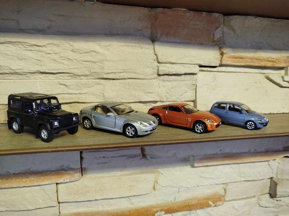 Zestaw 4 modele aut samochody