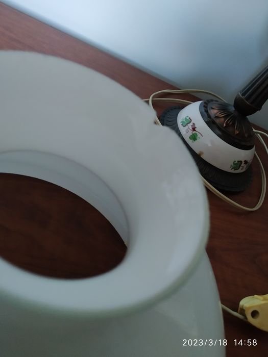 лампа настільна метал-кераміка