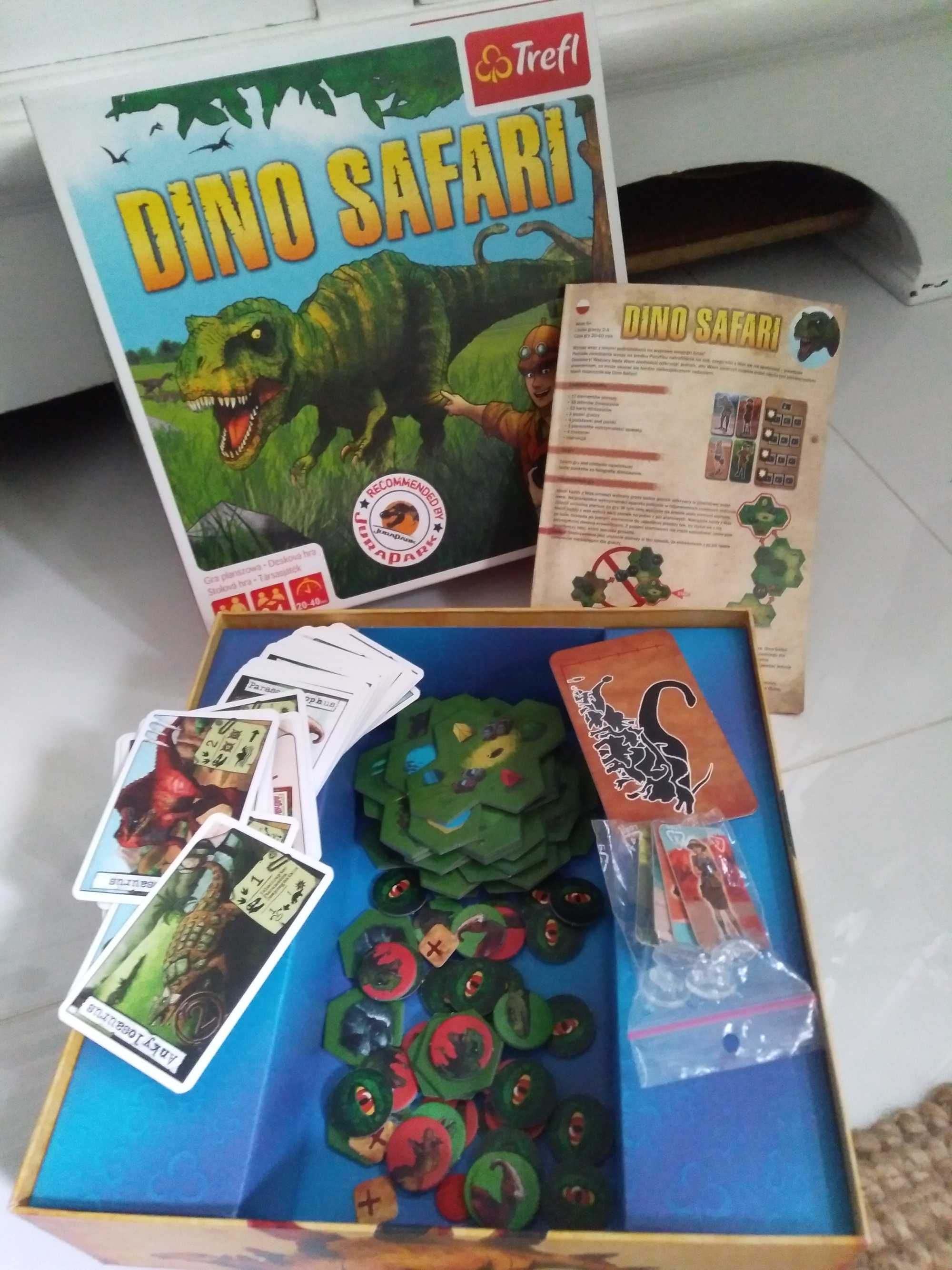 puzzle gra Dino safari jak wytresować smoka 2 zabawki edukacyjne