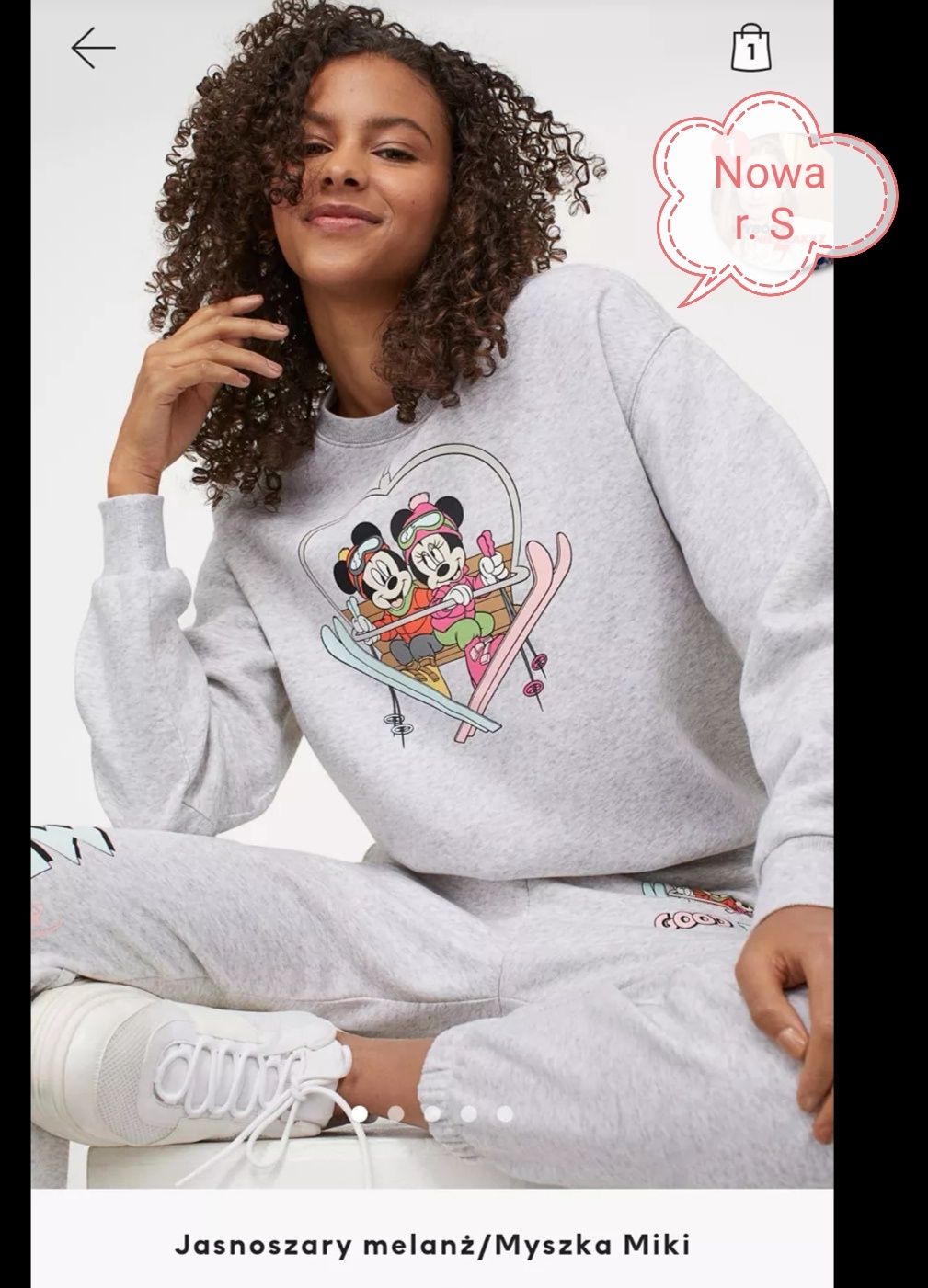 Bluza nowa h&m Miki Mickey