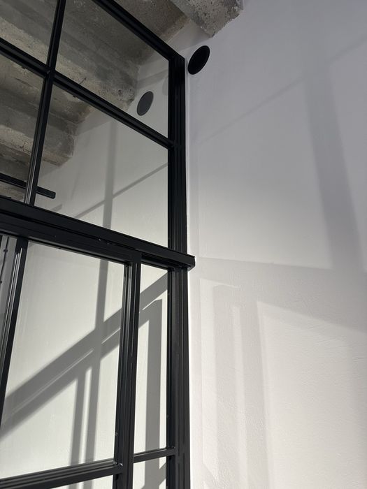 Ściana szklana z drzwiami LOFT Drzwi przesuwne