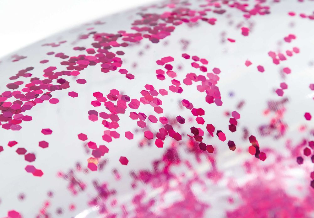 Brokatowe koło do pływania 107x27 cm INTEX 56274 Różowe