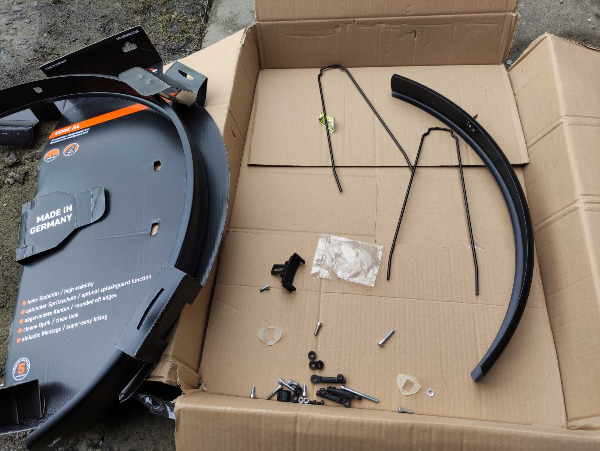 Komplet błotników rowerowych SKS Edge AL 56