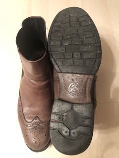 Botins castanhos