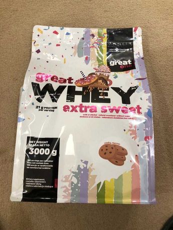 Białko Great Whey Extra Sweet 3kg - Great One ciastko