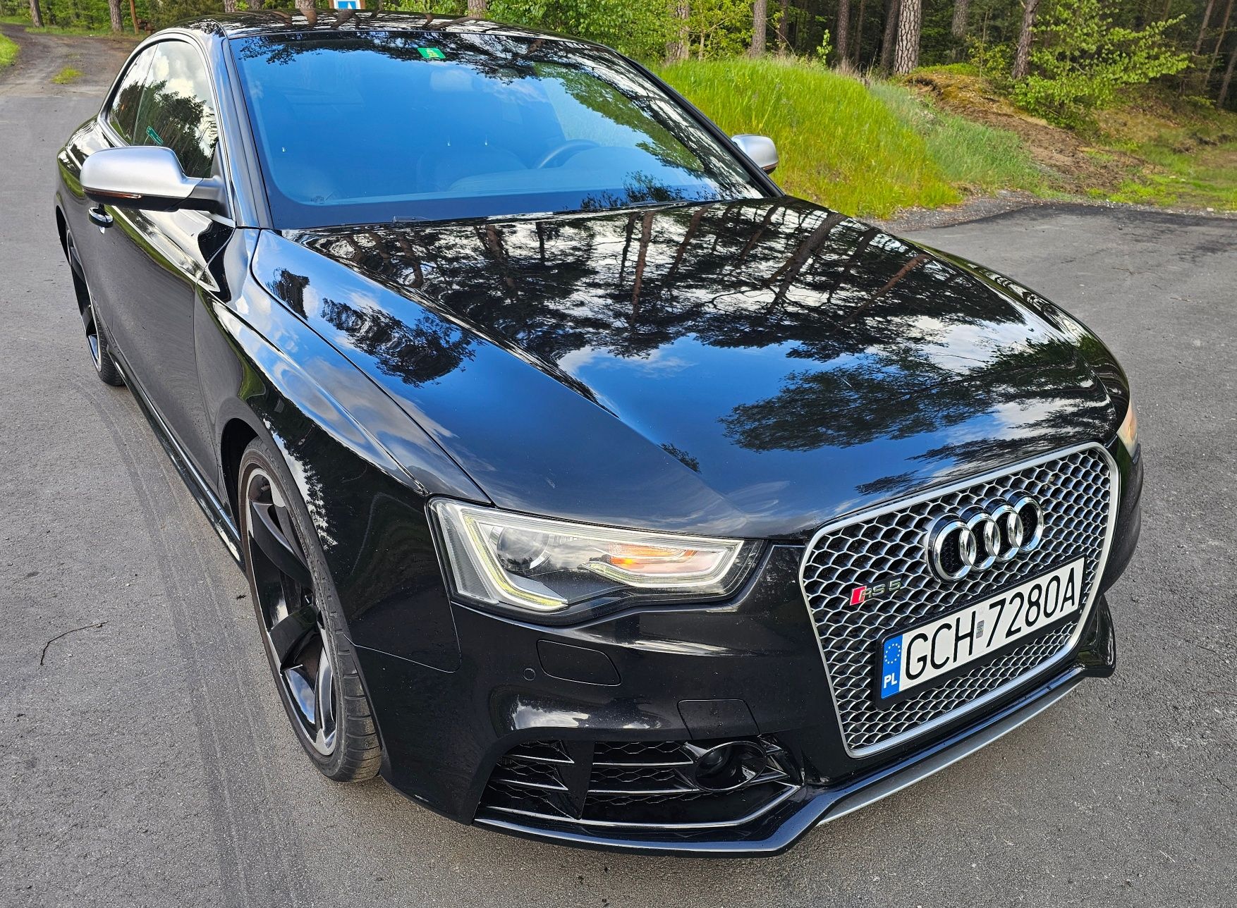 Audi Quattro RS5 4.2 V8 450hp Szwajcaria bezwypadek pełna historia ASO