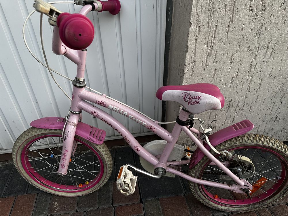 Rower dla dziecka Hello Kitty koła 16