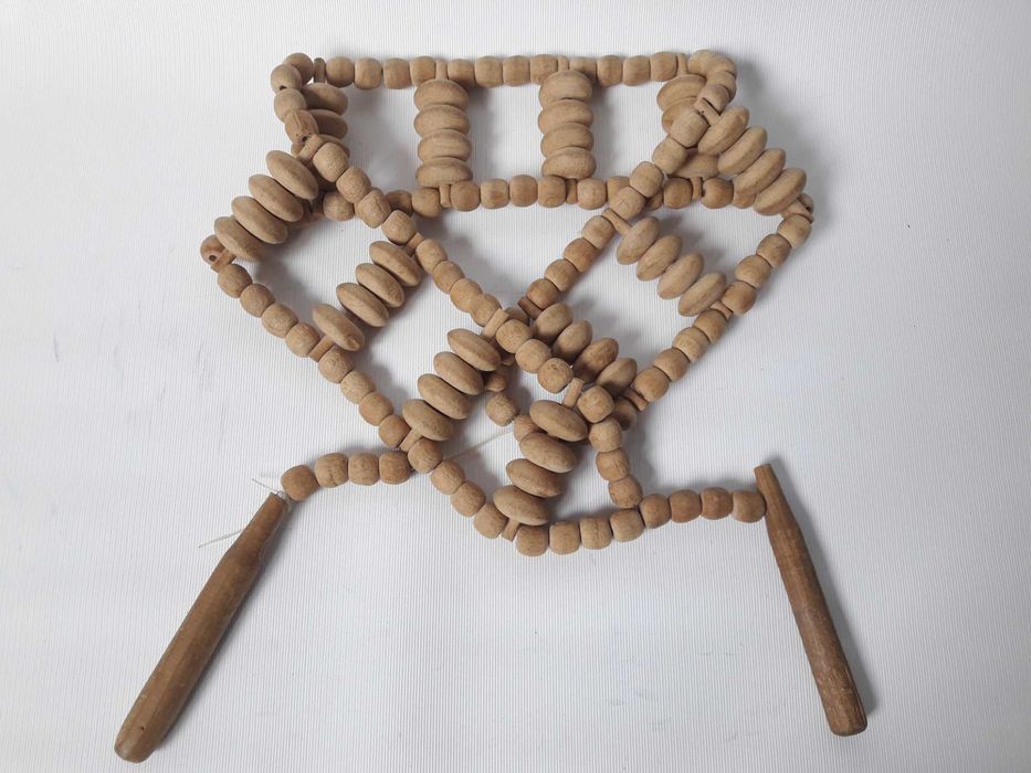 Деревянный роликовый массажер, Б/У