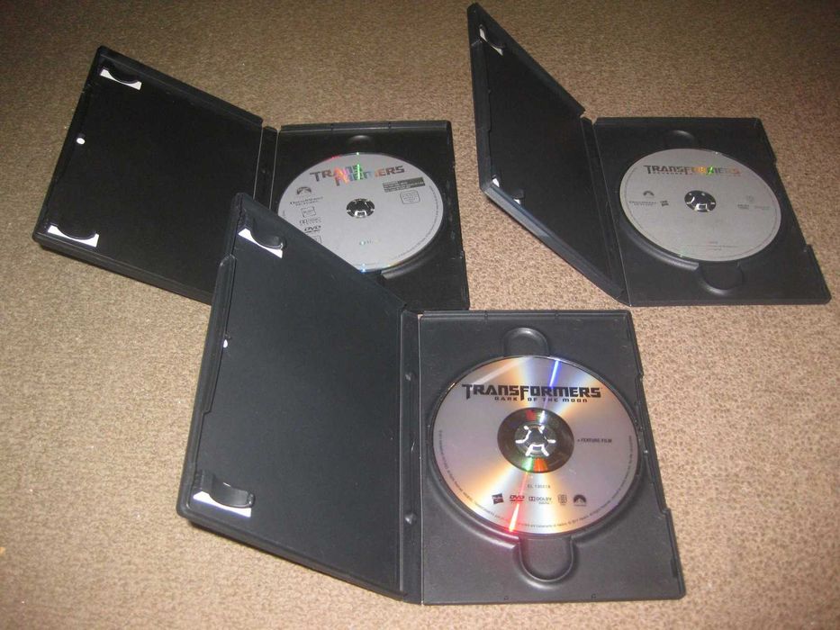 Trilogia em DVD "Transformers" com Shia LaBeouf