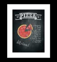 Plakat Kuchenny, Pizza