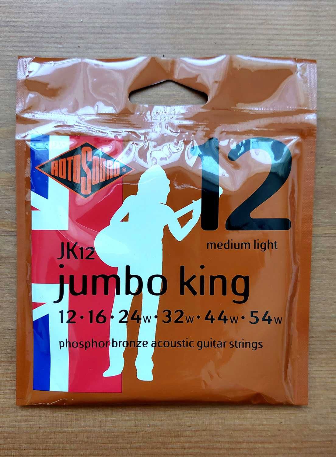 Struny do gitary akustycznej Rotosound Jumbo King 12-54