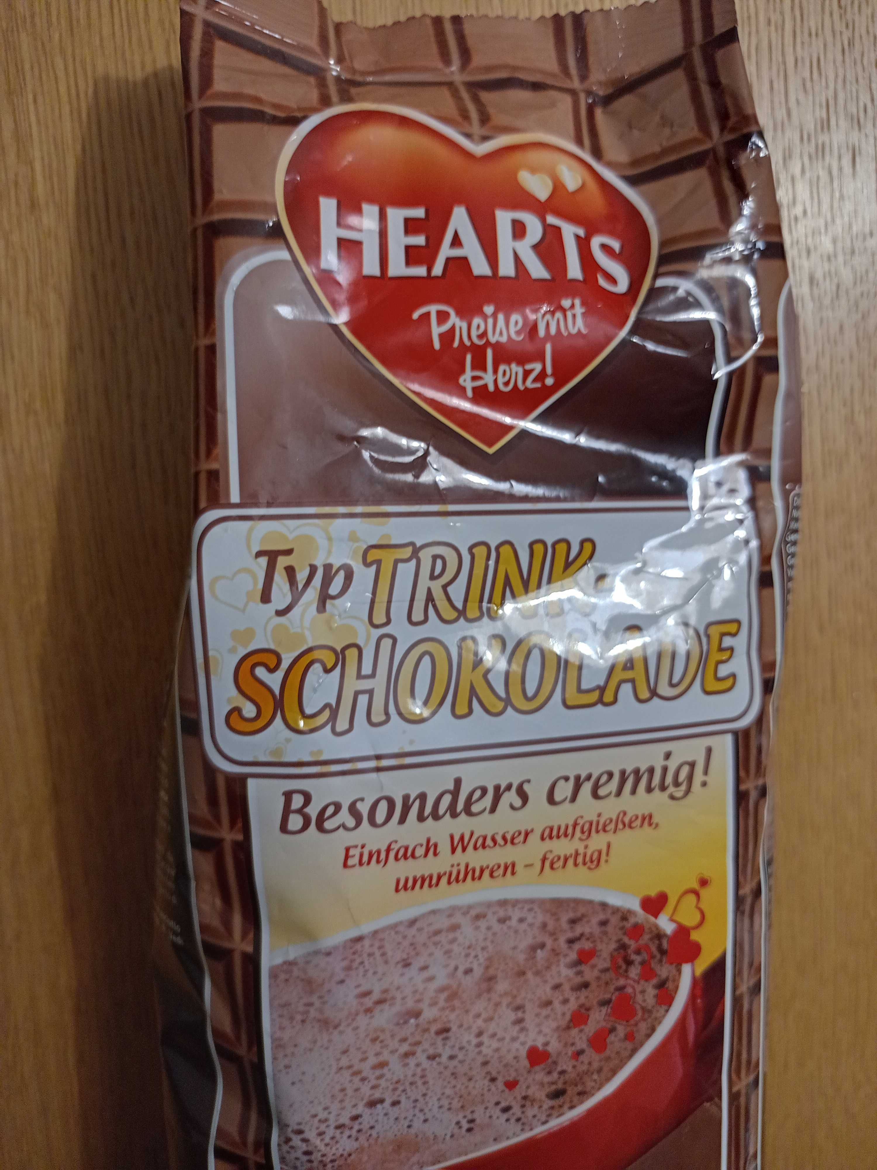 Горячий шоколад HEARTS Trink Chocolate 1кг/ напій гарячий шоколад