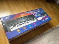 KEYBOARD klawisze organy dla dzieci do nauki gry USB MP3 + mikrofon