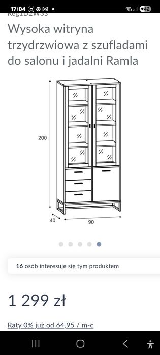 Zestaw mebli do salonu Ramla