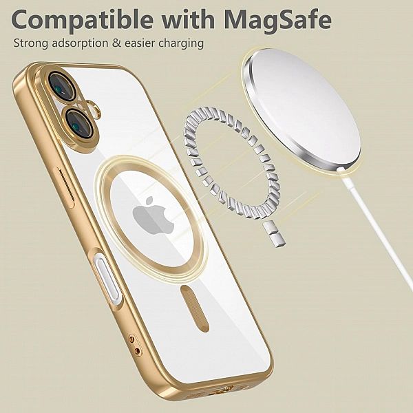 Tech-Protect Magflex Magsafe Iphone Se 4/2025 Shiny Gold