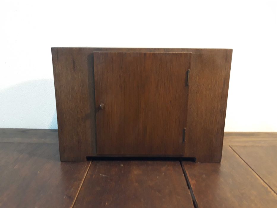 Zabytkowy zegar mechaniczny Art Deco niemieckiej marki Zentra