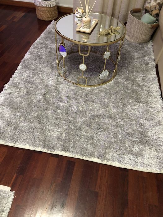 Tapete cinza prata de 2 metros