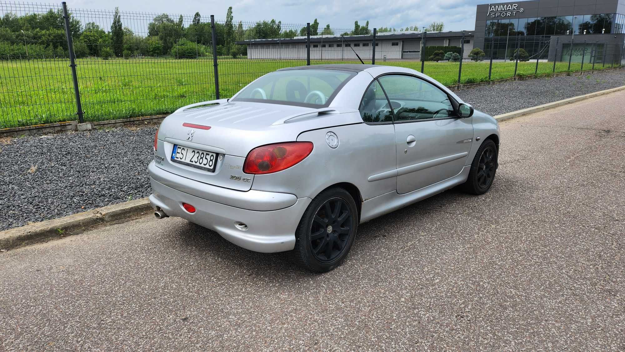 Peugeot 206 CC Quiksilver 1.6 HDi Kabriolet 2005r. 6 lat 1 wł. Klima